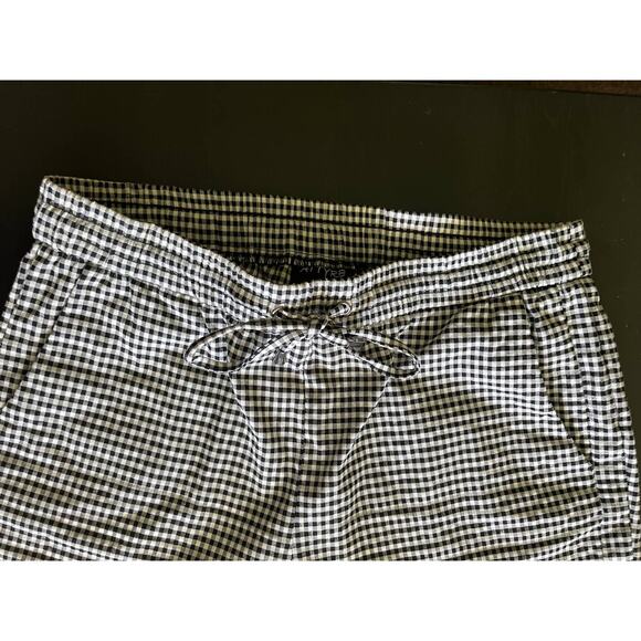 Attyre New York Seersucker Black and White Checkered Pants Sz8 - Picture 6 of 16